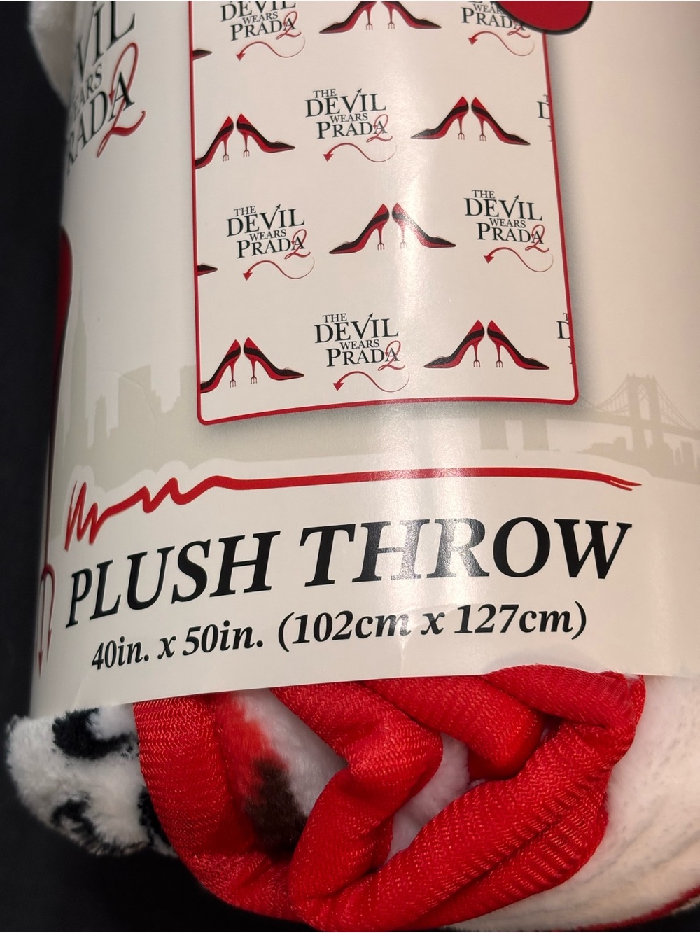The Devil Wears Prada Plush Throw - NWT